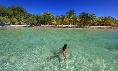 Schwimmen in Belize