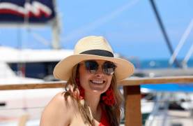 Moorings guest on yacht