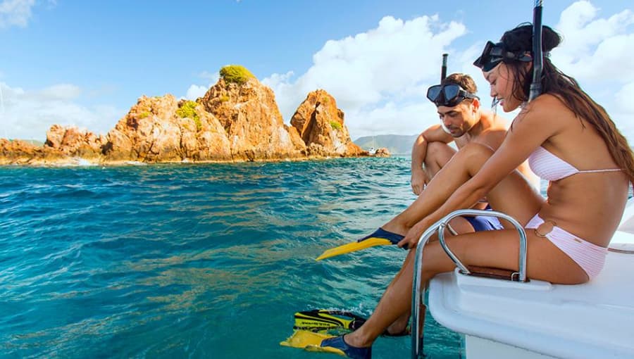 Snorkeling aux Îles Vierges britanniques