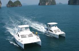 Moorings yacht sailing in Thailand